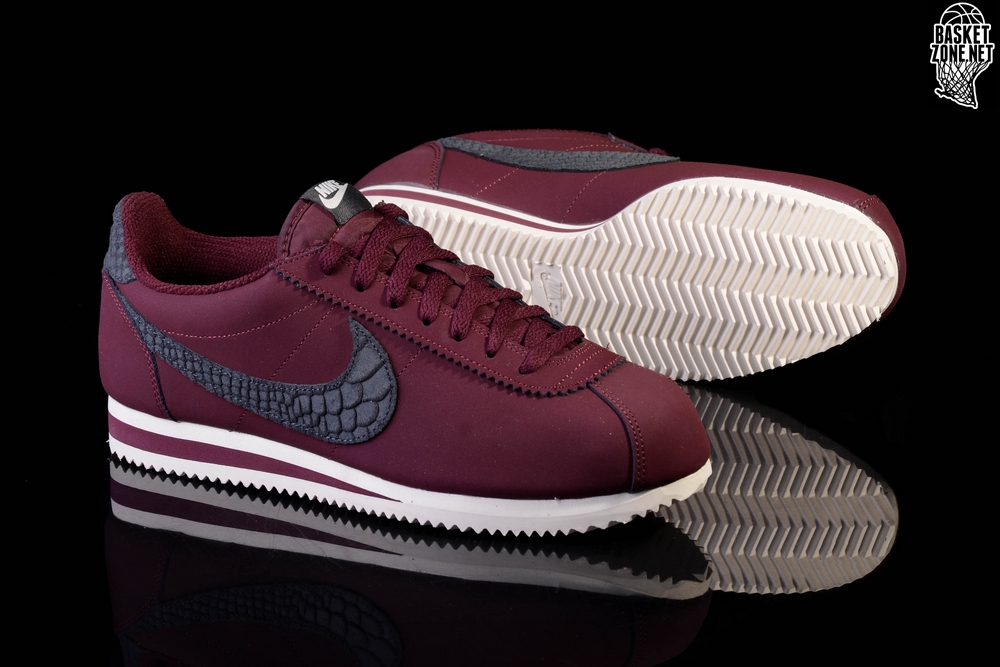 nike cortez leather marron