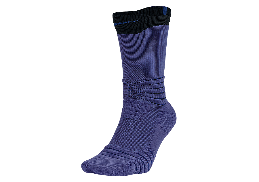 NIKE ELITE VERSATILITY CREW BASKETBALL SOCKS PURPLE DUST pour €15,00 ...