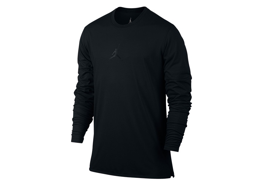 NIKE AIR JORDAN 23 TECH LONG SLEEVE TOP BLACK price 47.50 Basketzone