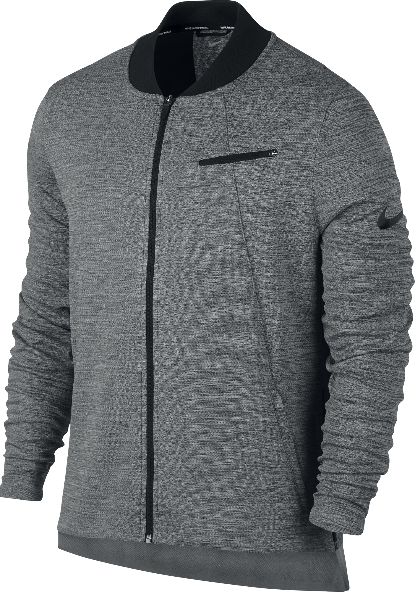NIKE HYPER ELITE BASKETBALL JACKET GREY