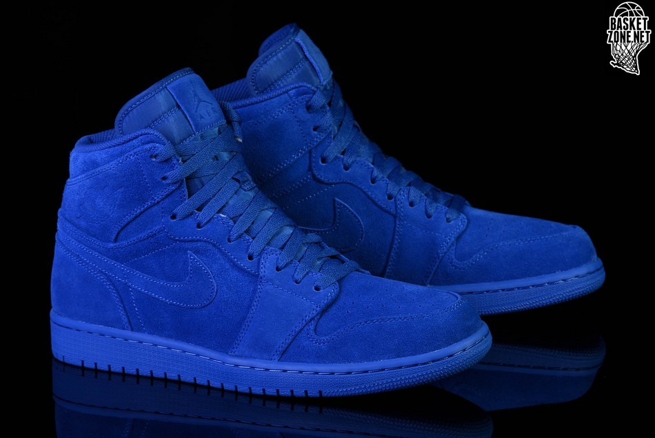 blue jordan 1 suede