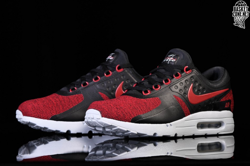 air max zero black and red