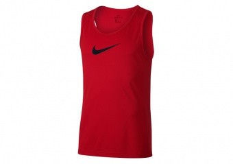 NIKE DRY BASKETBALL TOP UNIVERSITY RED