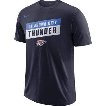 NIKE NBA OKLAHOMA CITY THUNDER DRY TEE COLLEGE NAVY