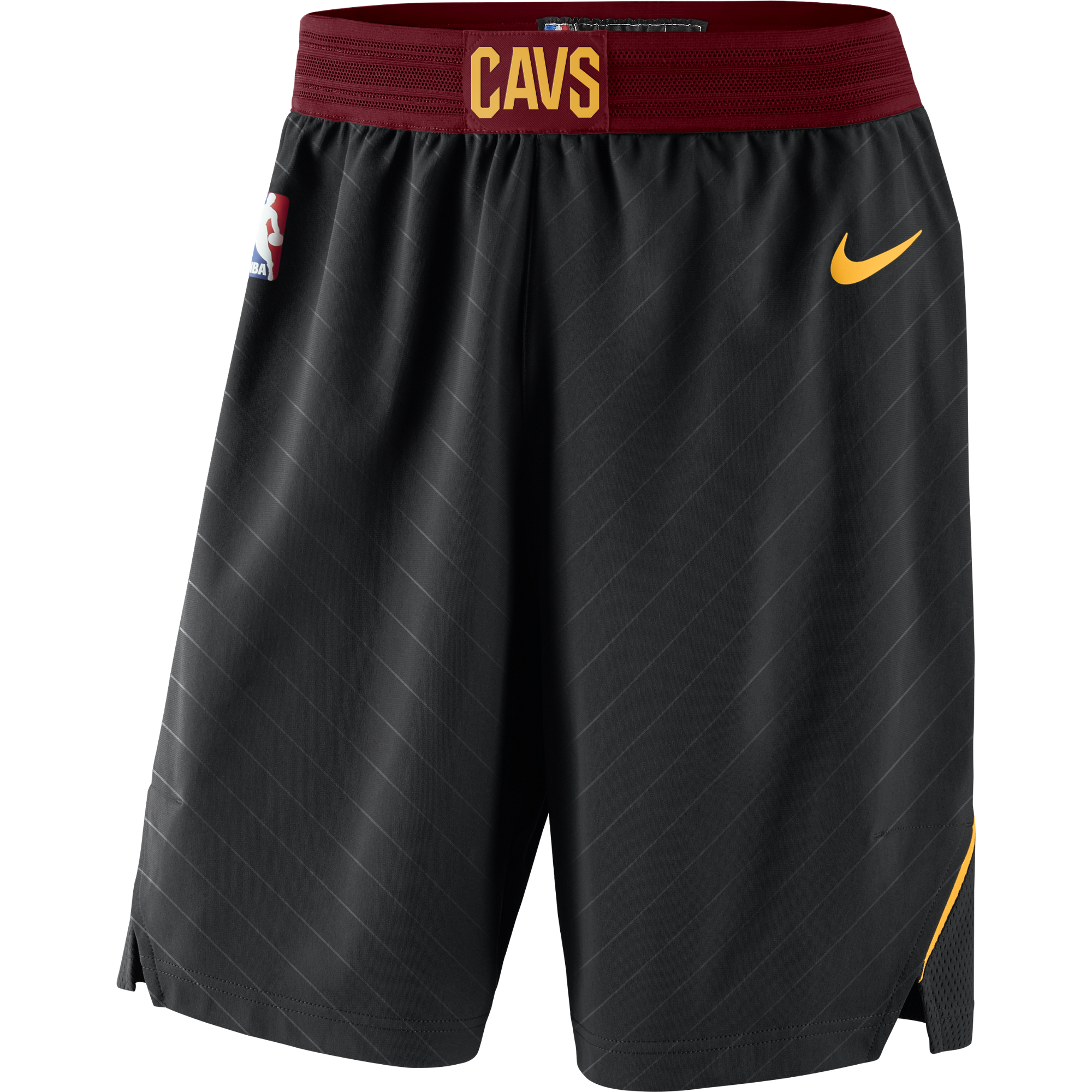 NIKE CLEVELAND CAVALIERS STATEMENT EDITION AUTHENTIC SHORTS BLACK