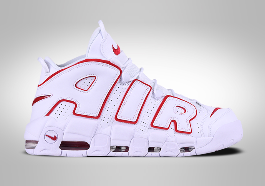 NIKE AIR MORE UPTEMPO '96 WHITE VARSITY RED pour €162,50 | Basketzone.net