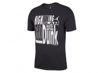 NIKE AIR JORDAN DRY GRAPHIC 3 TEE BLACK