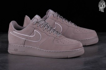 nike air force 1 '07 trainers in taupe suede