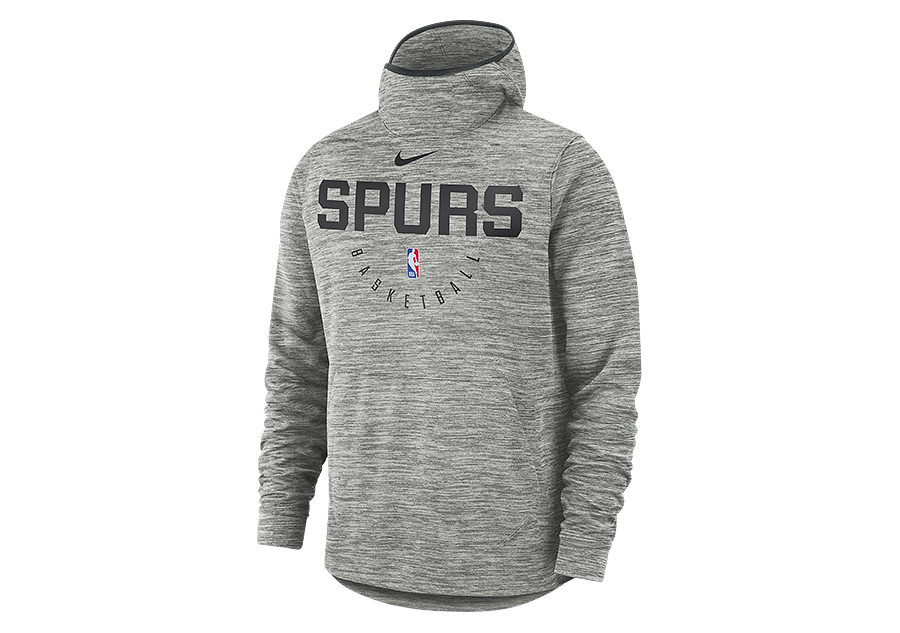 NIKE NBA SAN ANTONIO SPURS SPOTLIGHT HOODIE CARBON HEATHER ...