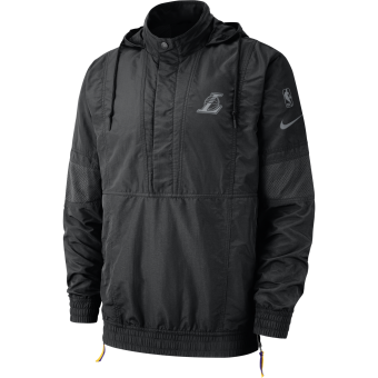 Los Angeles Lakers Nike 2021/22 City Edition Courtside Hooded Full-Zip  Bomber Jacket - Black/Blue