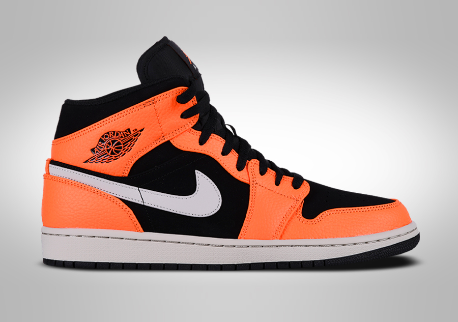 jordan air mid orange