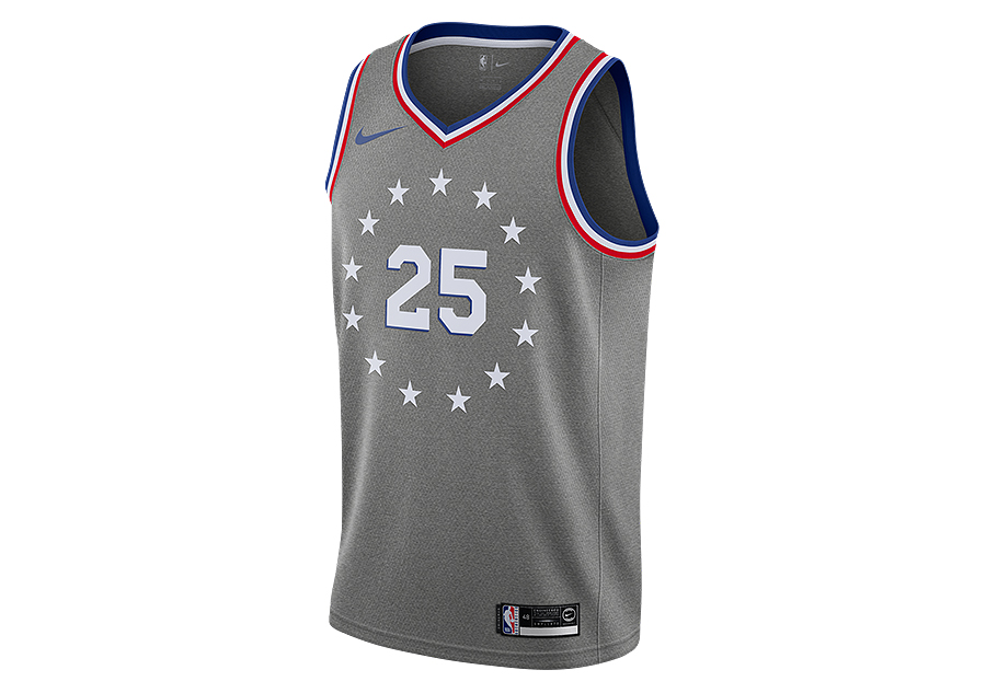 NIKE NBA PHILADELPHIA 76ERS BEN SIMMONS SWINGMAN JERSEY ...
