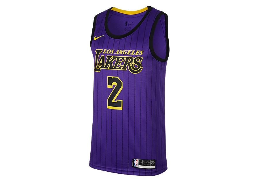 NIKE NBA LOS ANGELES LAKERS LONZO BALL SWINGMAN JERSEY FIELD PURPLE price 62.50 Basketzone