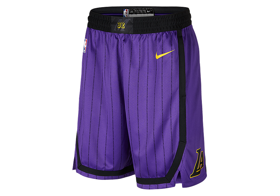 lakers swingman shorts purple