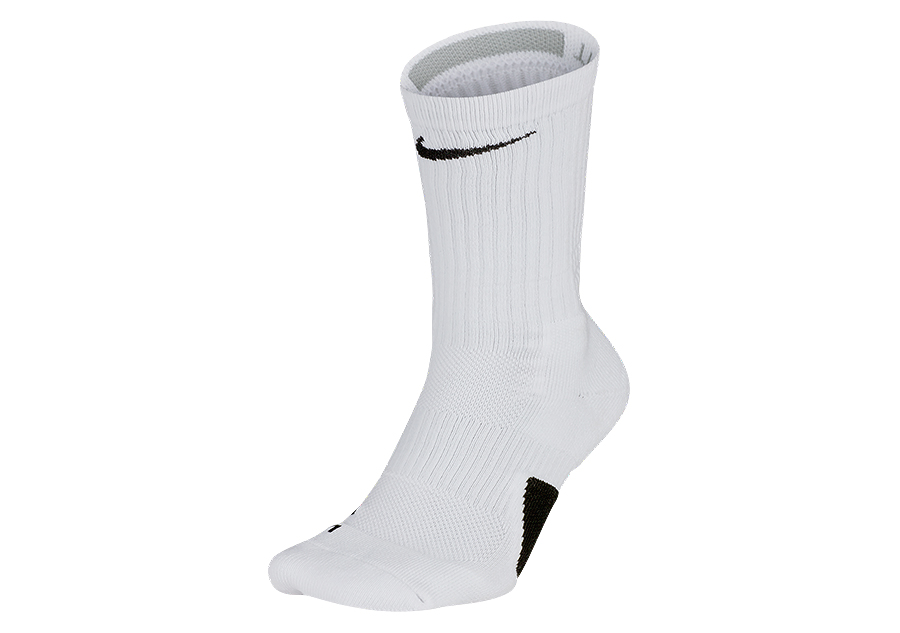 NIKE ELITE CREW SOCKS WHITE pour 12 50 Basketzone