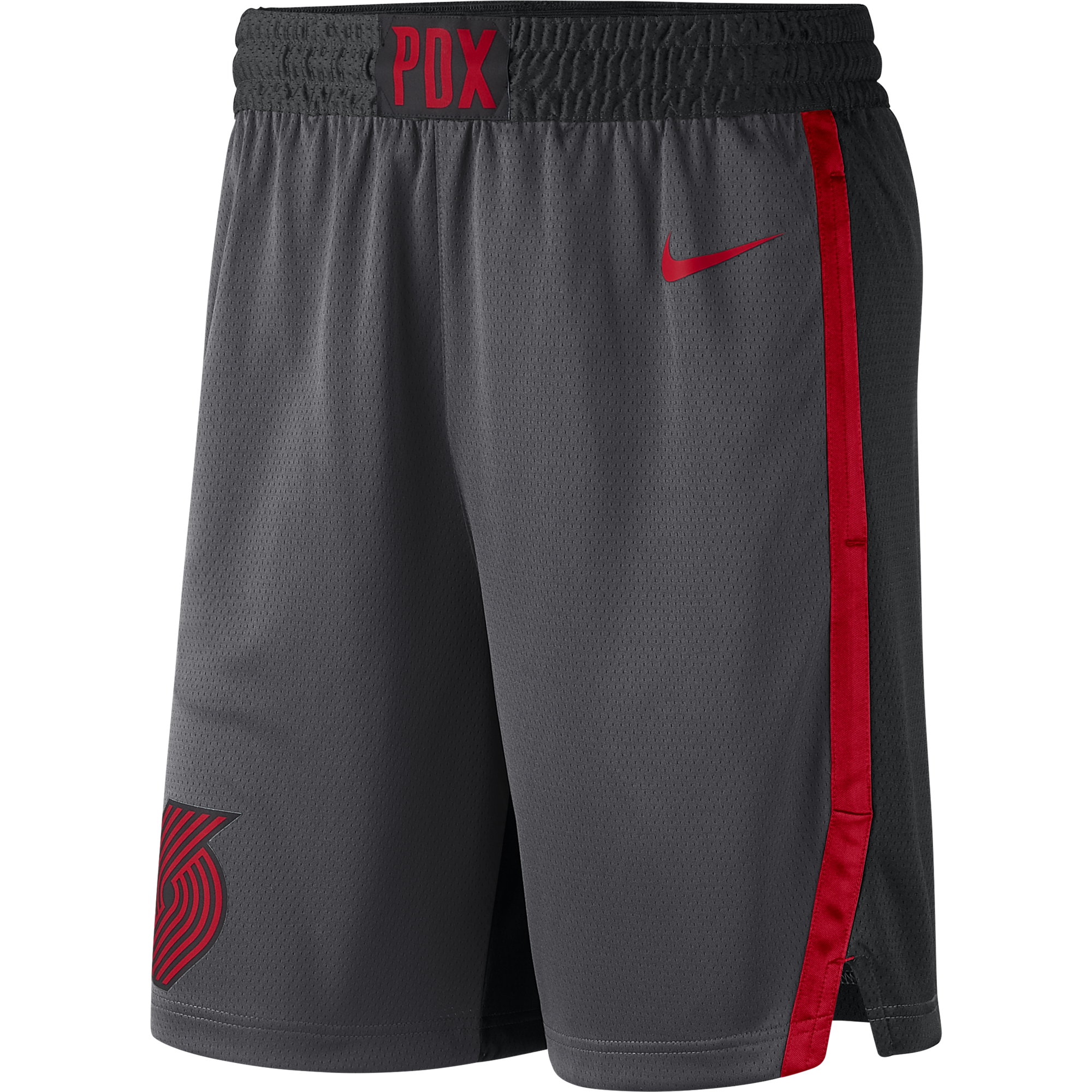 NIKE NBA PORTLAND TRAIL BLAZERS SWINGMAN SHORTS BLACK