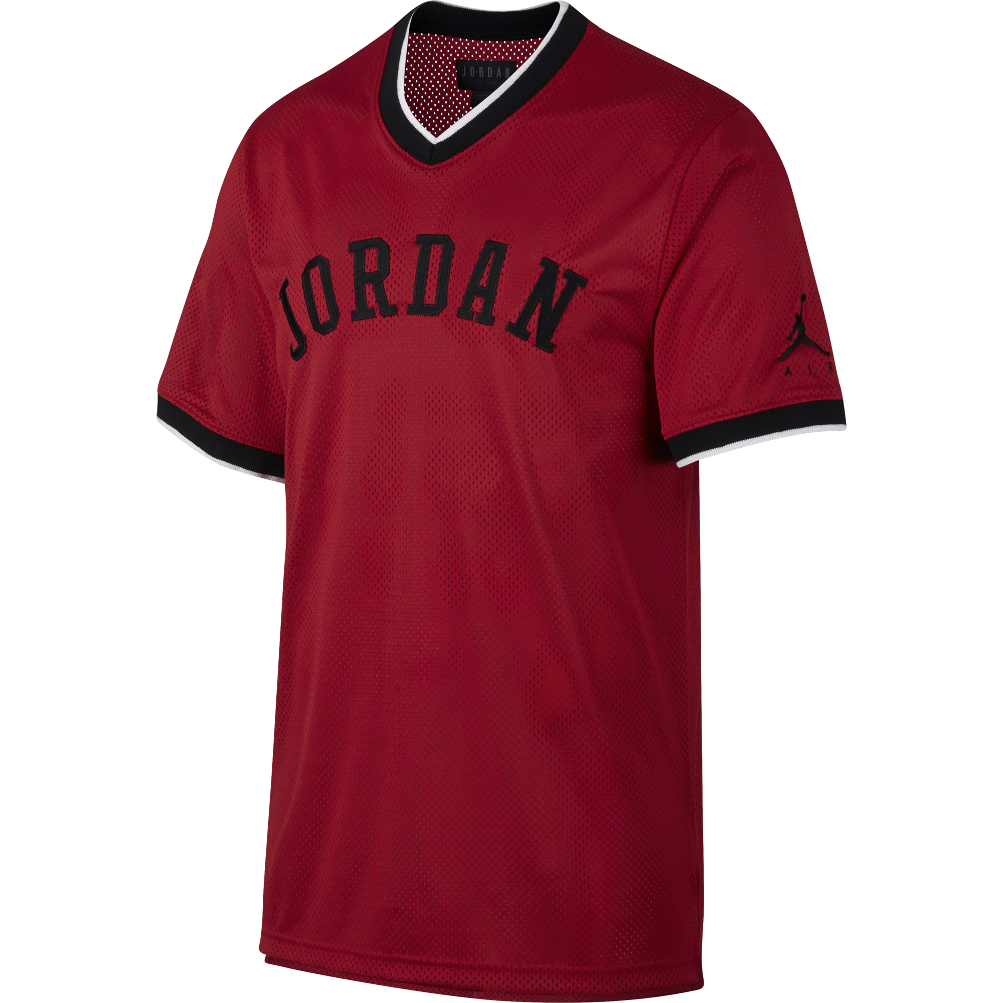 NIKE AIR JORDAN JUMPMAN AIR MESH JERSEY GYM RED