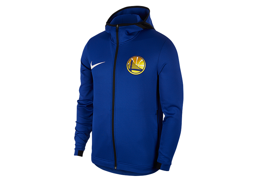 NIKE GOLDEN STATE WARRIORS SHOWTIME THERMA THE TOWN JACKET Team Issued  Large