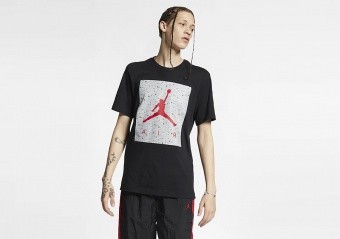 NIKE AIR JORDAN POOLSIDE TEE BLACK
