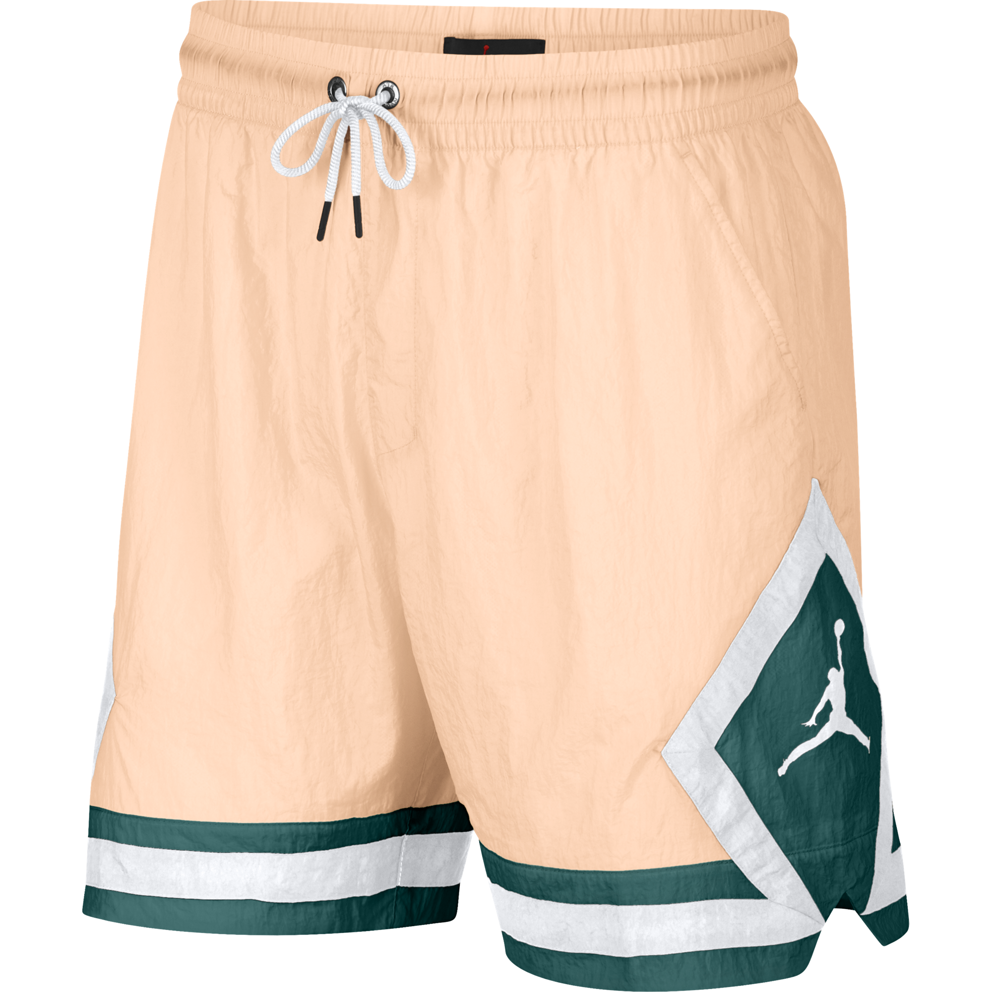 NIKE AIR JORDAN SPORTSWEAR DIAMOND POOLSIDE SHORTS CRIMSON TINT