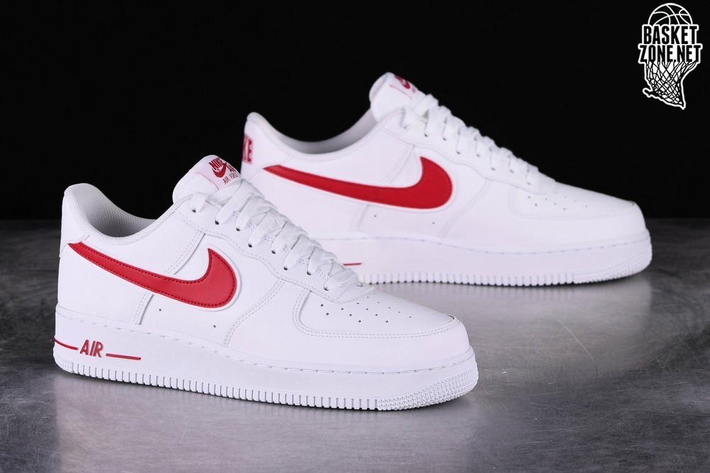 NIKE AIR FORCE 1 '07 WHITE GYM RED
