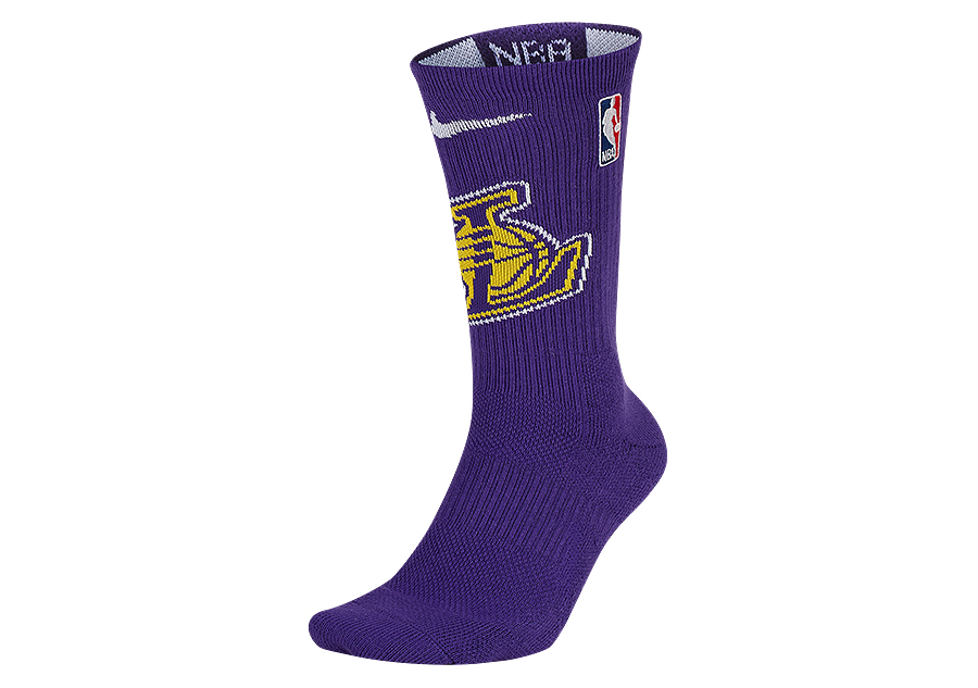 nike elite lakers socks