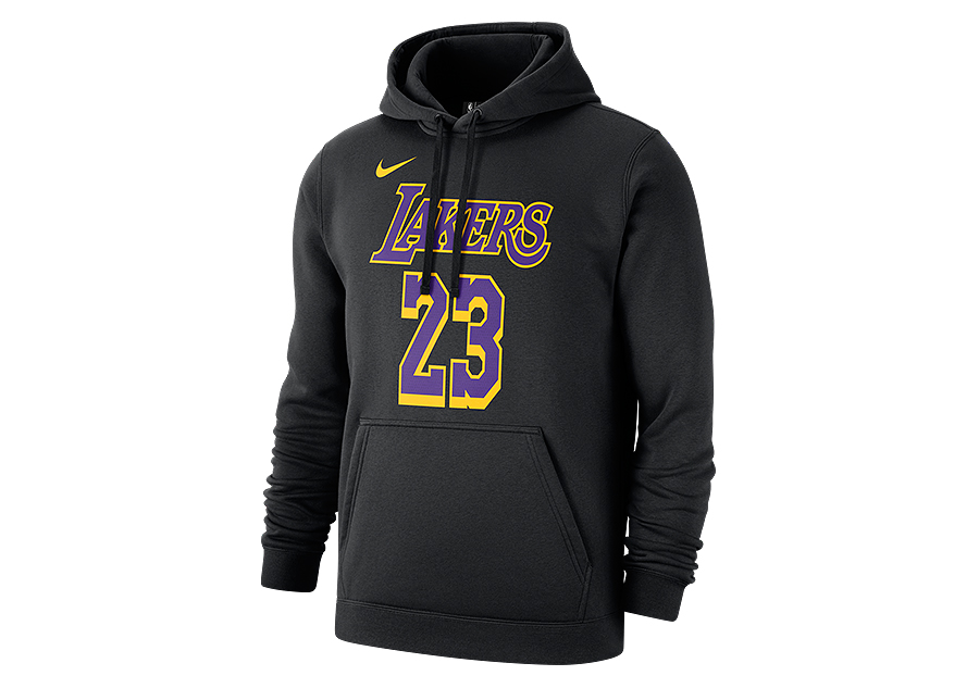 Nike Los Angeles Lakers NBA Lebron James 23 Hoodie Black Size -  UK