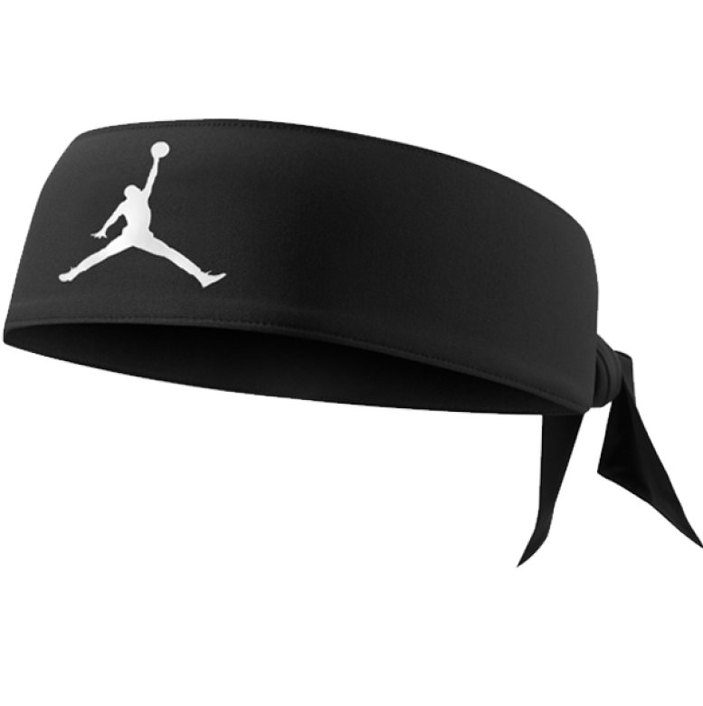 NIKE AIR JORDAN JUMPMAN Dri-FIT HEAD TIE BLACK