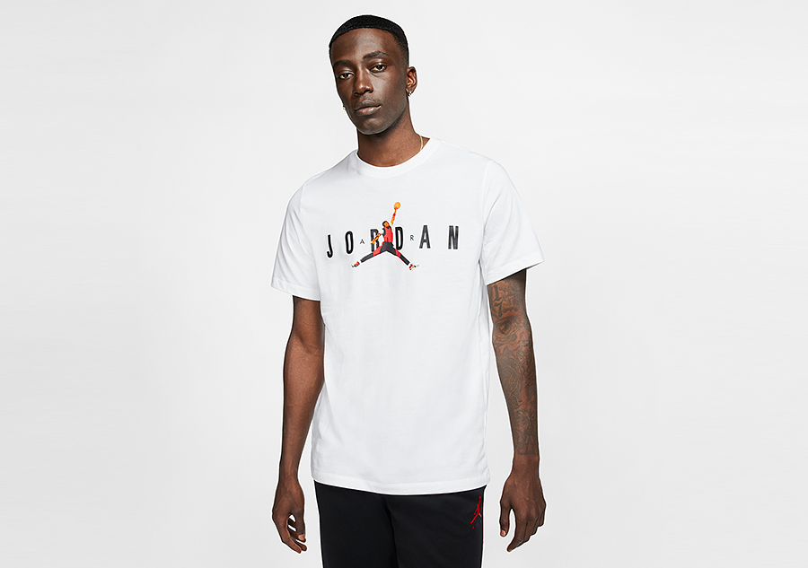 NIKE AIR JORDAN AJ85 CREW TEE WHITE pour €32,50 | Basketzone.net