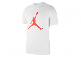 NIKE AIR JORDAN JUMPMAN TEE WHITE INFRARED