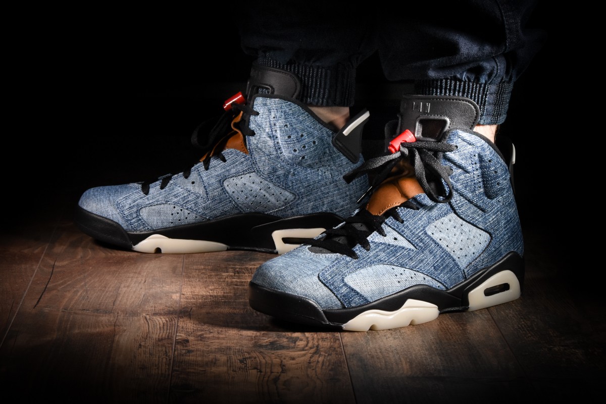 NIKE AIR JORDAN 6 RETRO WASHED DENIM