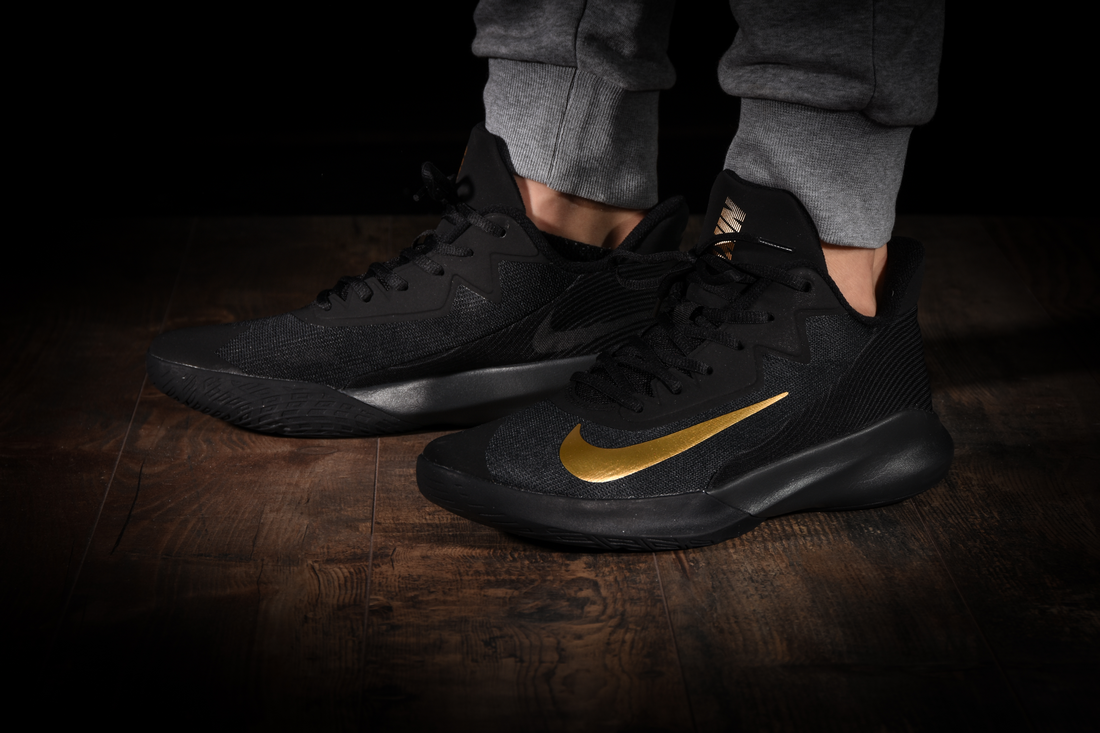 NIKE PRECISION IV BLACK METALLIC GOLD