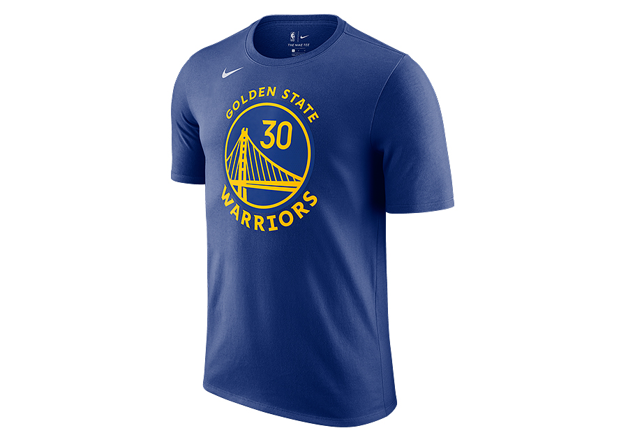 NIKE NBA GOLDEN STATE WARRIORS STEPHEN CURRY TEE RUSH BLUE pour