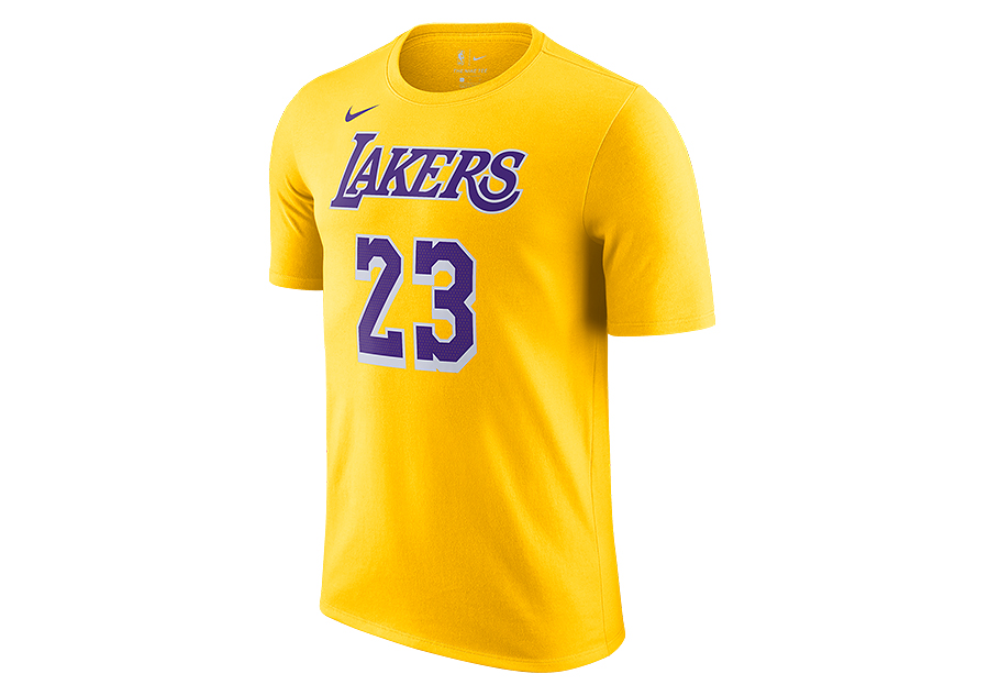 Nike NBA Los Angeles Lakers LeBron James No. 23 Jersey White