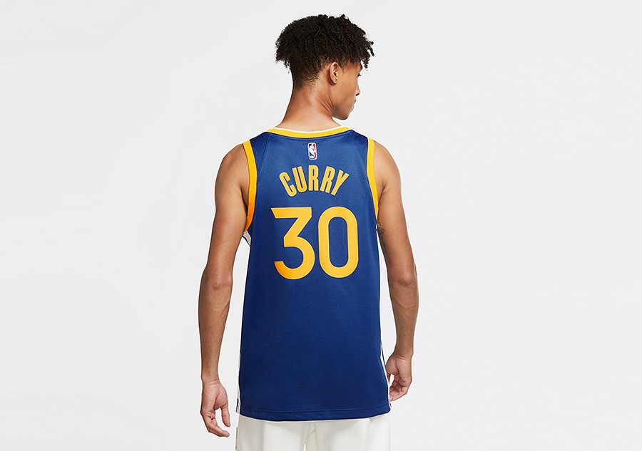 Nike Stephen Curry Icon Edition Authentic Jersey (golden State Warriors)  Men's Nba Connected Jersey in Blue for Men