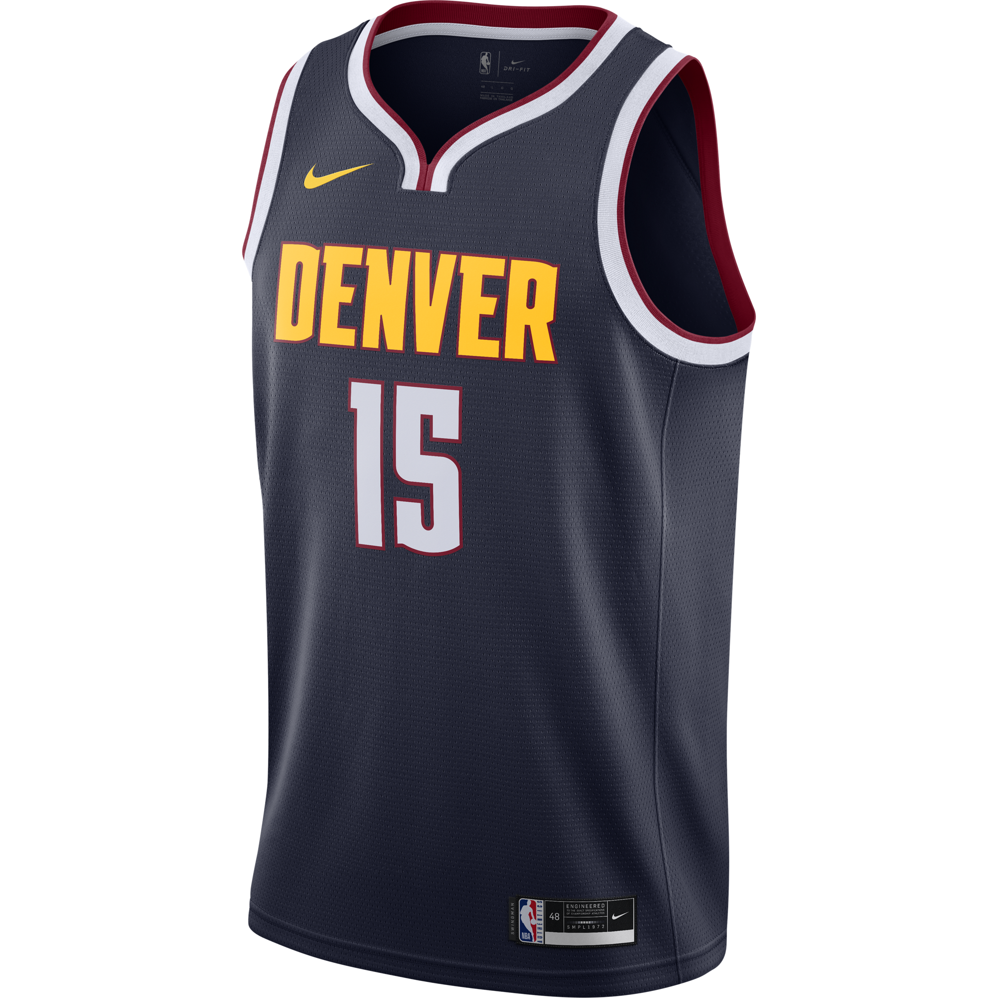 NIKE NBA DENVER NUGGETS NIKOLA JOKIĆ ICON EDITION SWINGMAN JERSEY COLLEGE NAVY