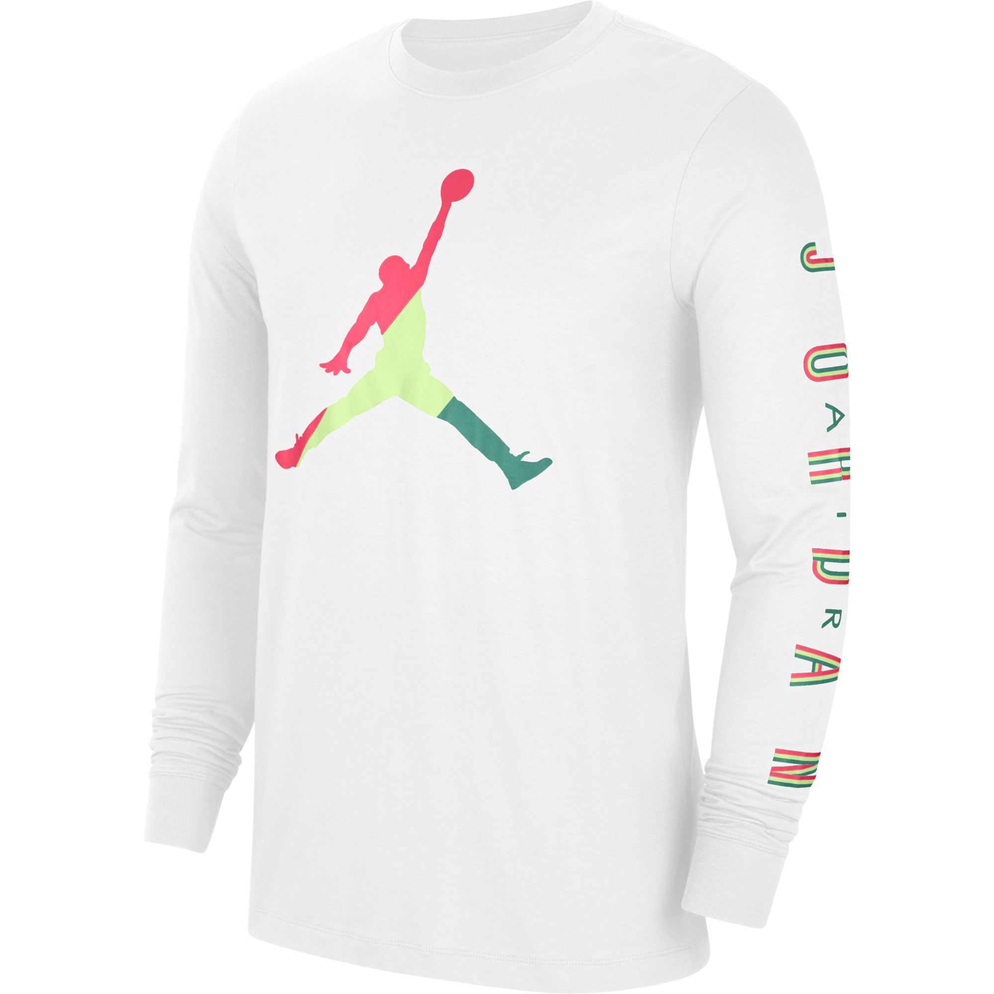 NIKE AIR JORDAN SPORT DNA LONG SLEEVE CREW TEE WHITE