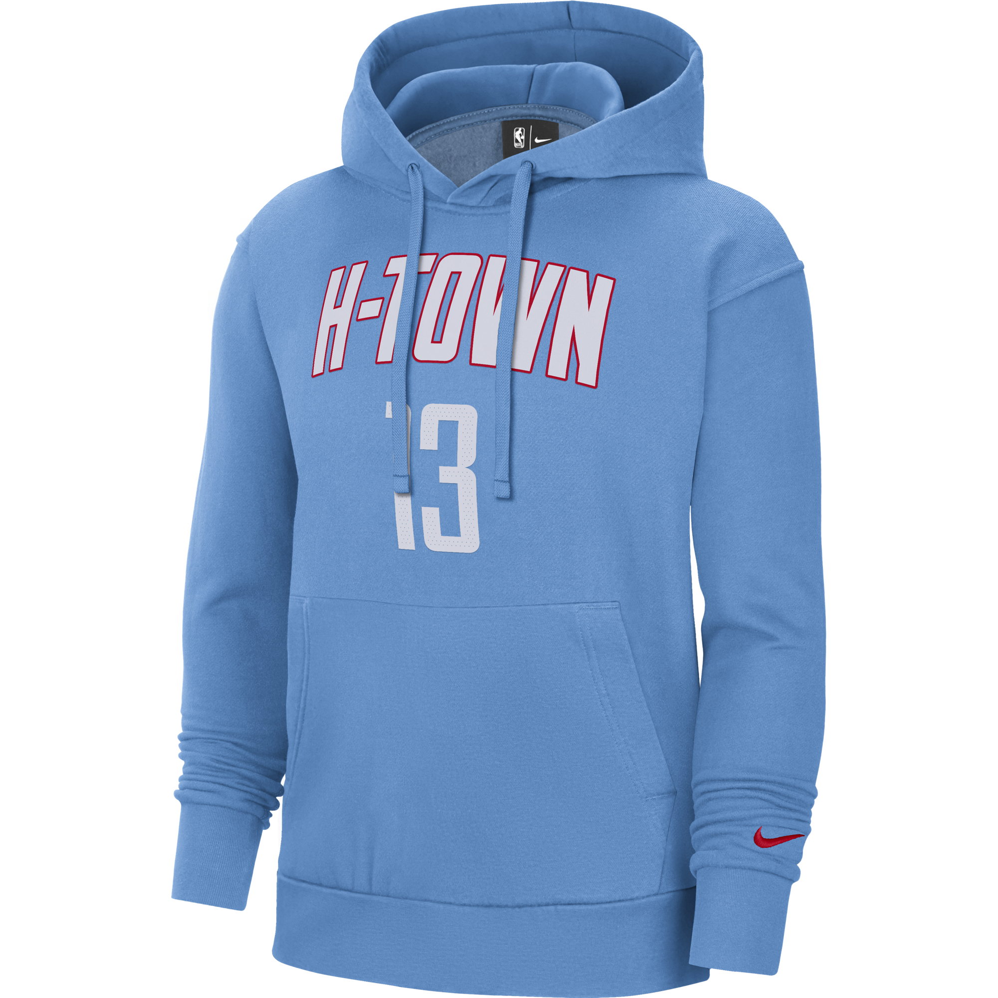 NIKE NBA HOUSTON ROCKETS JAMES HARDEN CITY EDITION ESSENTIAL PULLOVER HOODIE COAST