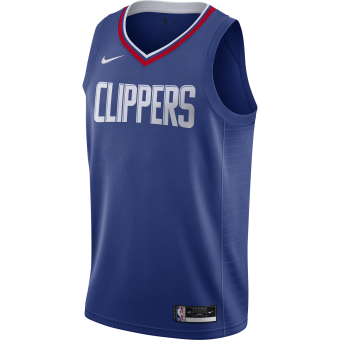 NIKE NBA LOS ANGELES CLIPPERS ICON EDITION SWINGMAN JERSEY RUSH BLUE
