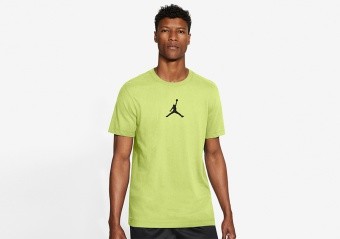 NIKE AIR JORDAN JUMPMAN DRI-FIT CREW TEE LIMELIGHT