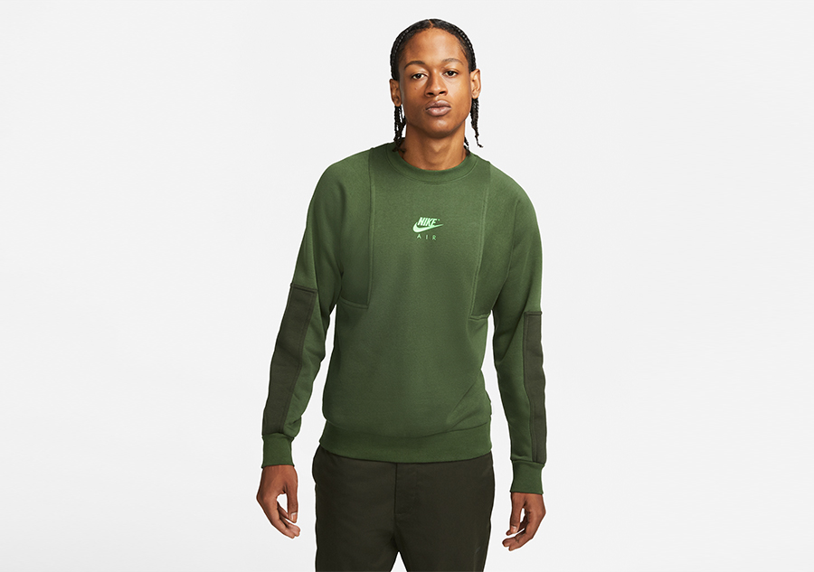 Nike air fleece crew sweatshirt top