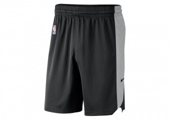 NIKE NBA BROOKLYN NETS PRACTICE SHORTS BLACK