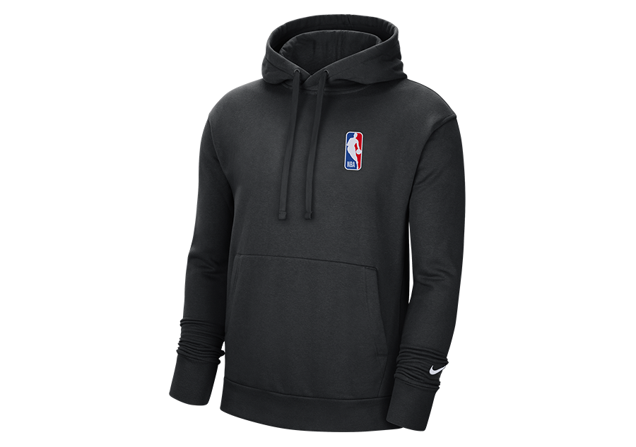 NIKE NBA TEAM 31 ESSENTIAL FLEECE PULLOVER HOODIE BLACK