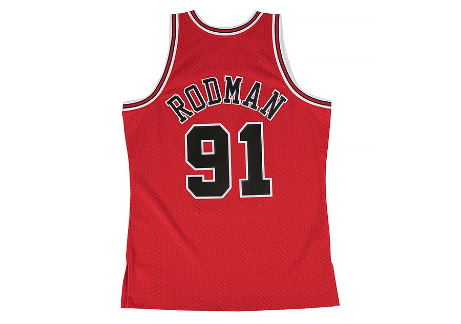 Mitchell & Ness Chicago Bulls Dennis Rodman NBA Swingman Jersey, 2 Colors,  3X, 4X, 5X