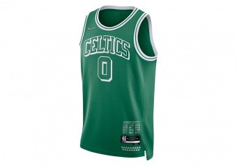 NIKE NBA BOSTON CELTICS JAYSON TATUM DRI-FIT SWINGMAN JERSEY CLOVER