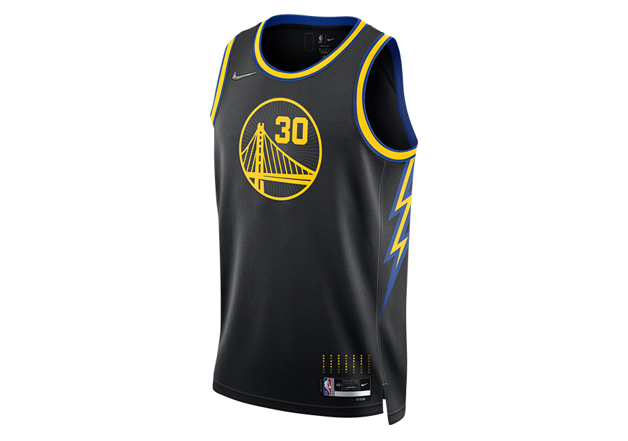 NIKE NBA GOLDEN STATE WARRIORS CITY EDITION PULLOVER HOODIE 'BLACK