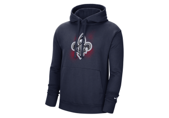 NIKE NBA NEW ORLEANS PELICANS FLEECE ESSENTIAL HOODIE COLLEGE NAVY