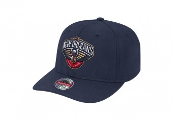 MITCHELL & NESS TEAM GROUND REDLINE SNAPBACK NEW ORLEANS PELICANS