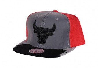 Chicago Bulls Mitchell & Ness Day 5 Snapback Hat - Black/White