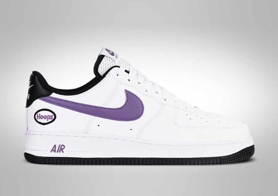 NIKE AIR FORCE 1 LOW HOOPS WHITE PURPLE pour 162 50 Basketzone